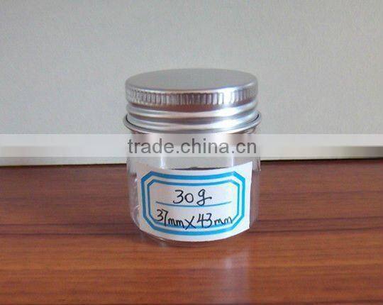 100g PET spice container with aluminum screw lid