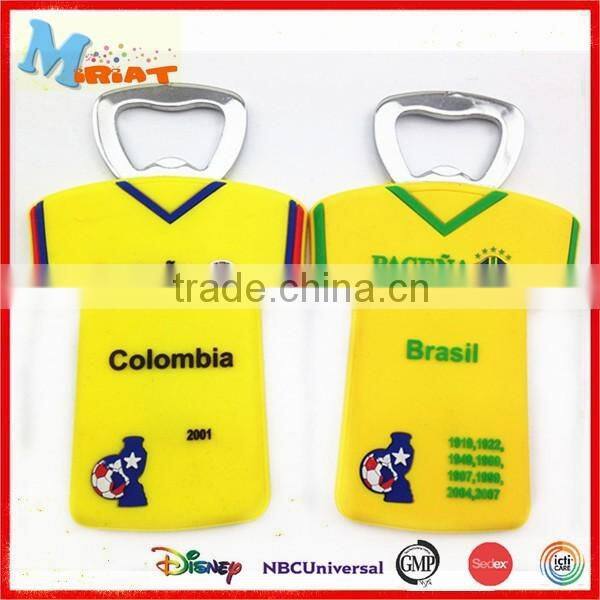 Novelty stainless steel Bottle Opener with PVC coated