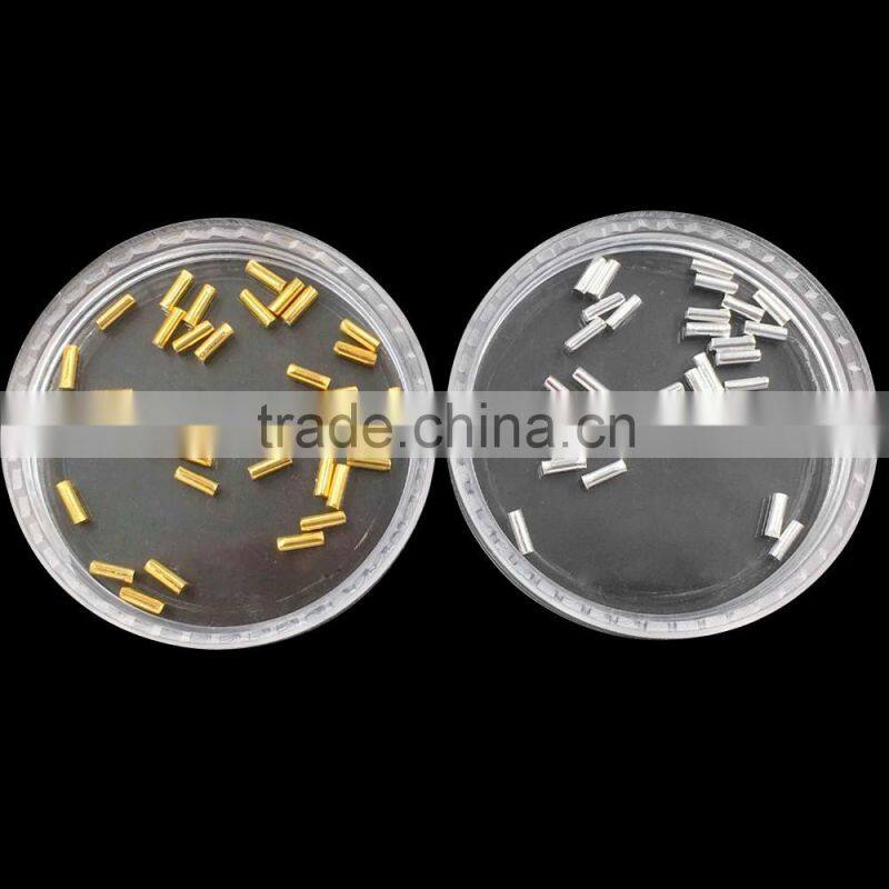 Gold & Silver Metal Nail Art Pipe Studs Hot New Nail Art Decoration