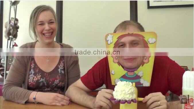 2016 New Rocket Games Pie Face Funny Exciting Plastic Game Toy Running Man Pie Face