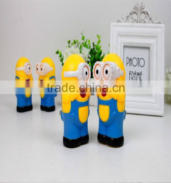 Creative Cartoon Little Yellow Man Shape Energy Saving Lamp
