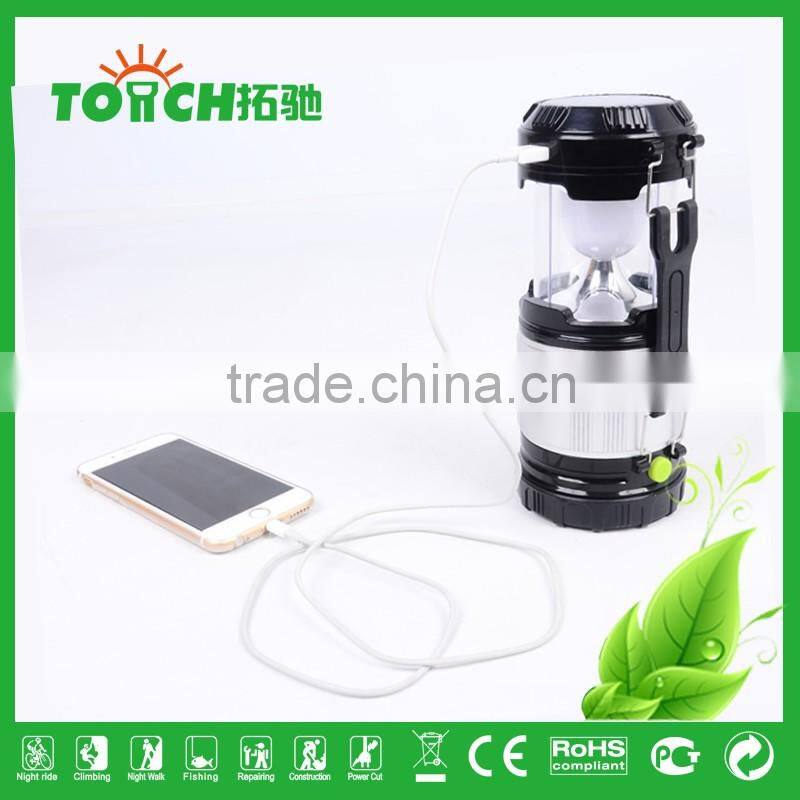 2016 New Lantern Light Solar Tent Light 12h High Power Flash Light Emergency Lamp Lantern Lamps With AC Charger