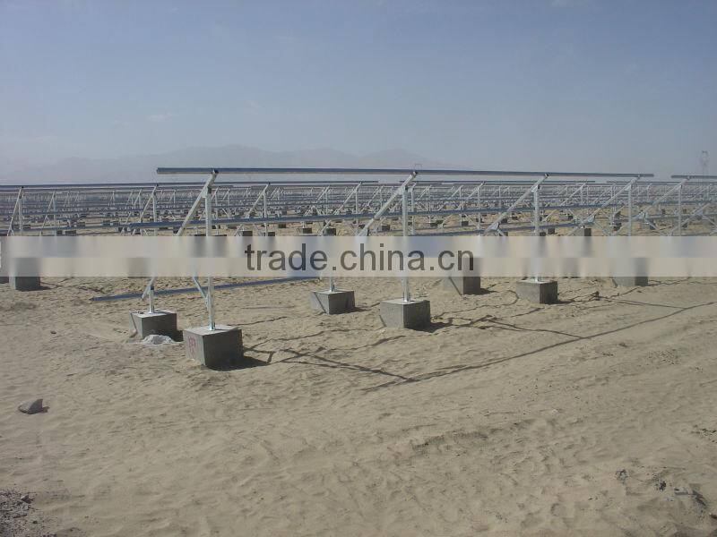 hot dip galvanizing ground pv solar mounting structure China solar mounting brackets