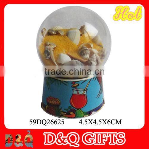 Tourist Gift ploy resin Decal sand ball