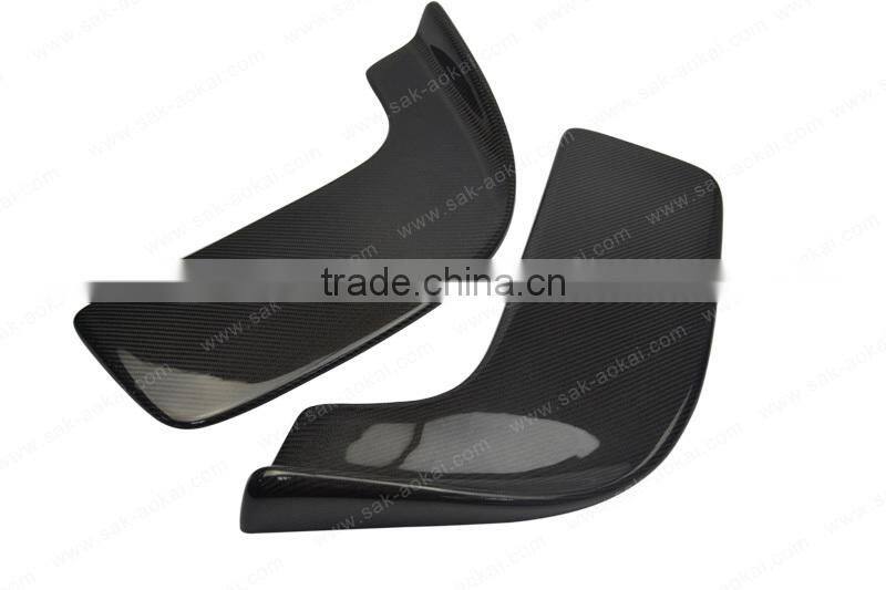 Universal Carbon Fiber Front Bumper Add-on Spoiler Wing