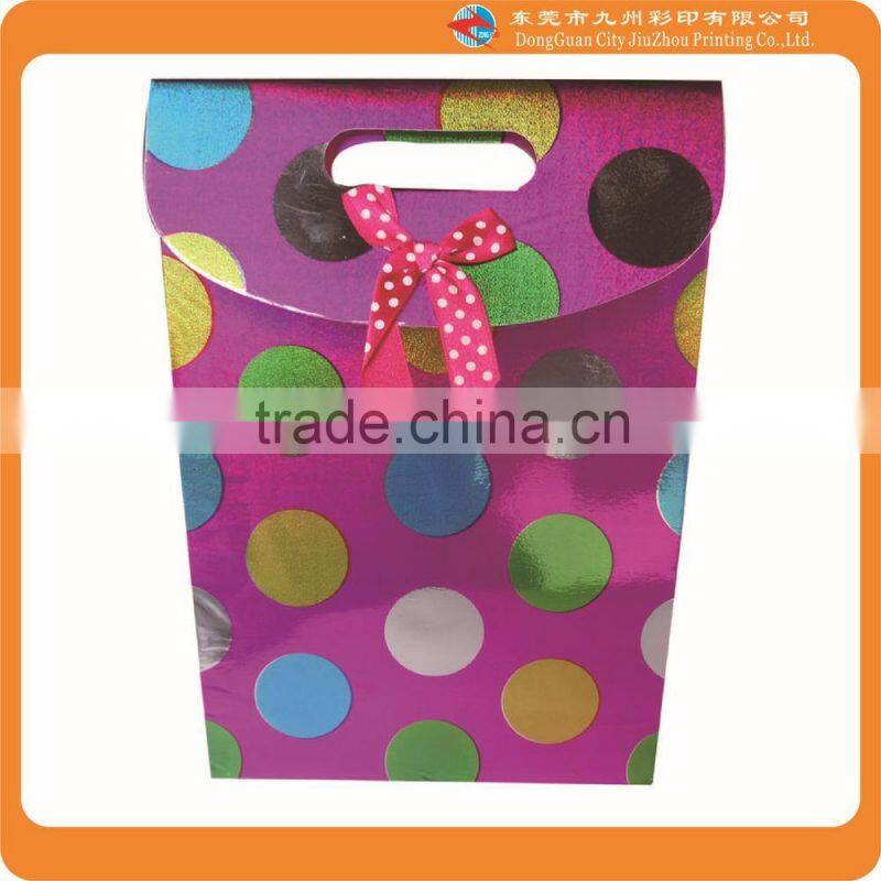 Pink stripes cake paper packaging box