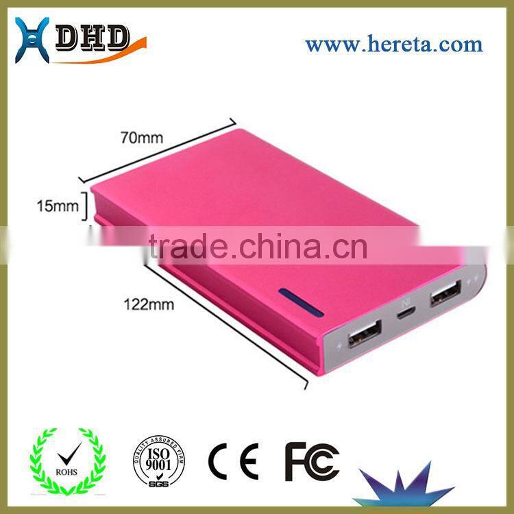 12000mA Hot large capacity power capacitor bank power bank 11000mah
