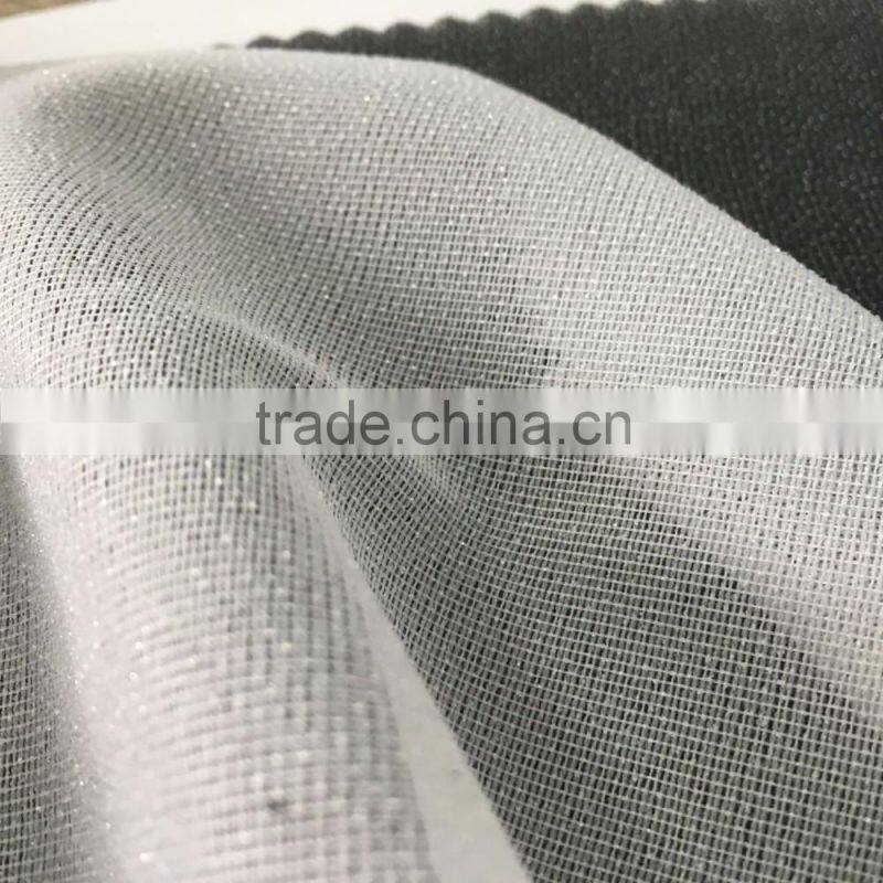 100% polyester warp knitting woven fusible interlining Y9829