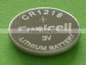 Top Quality Lithium 3V button battery CR1216 CR1220