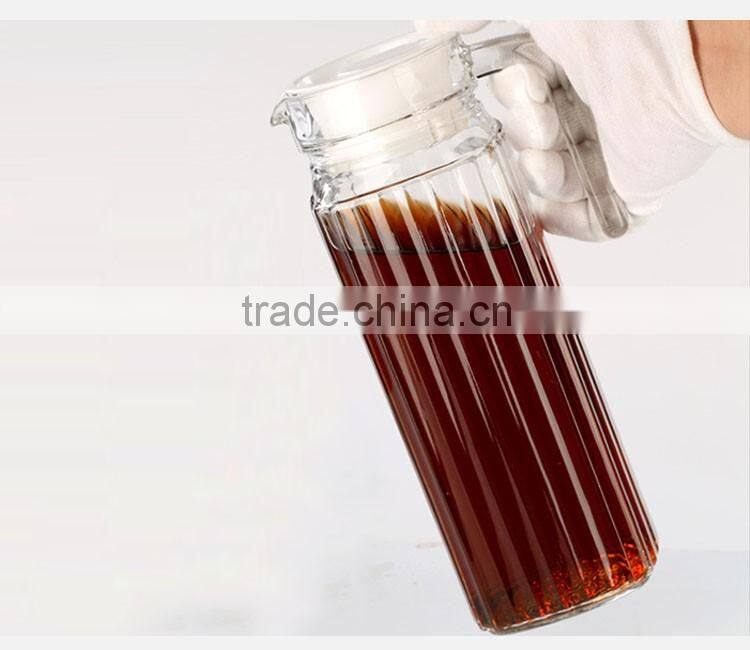 wholesale good quality cheap price decorative water/juice glass pitcher