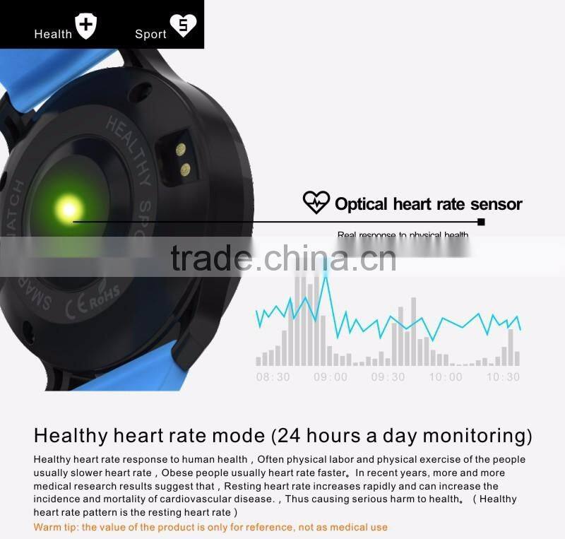 Bluetooth Smart Watch F68 IP67 Waterproof Smartwatch Fitness Tracker Heart Rate Monitor for iOS iPhone 5s 6s Plus Android Phone