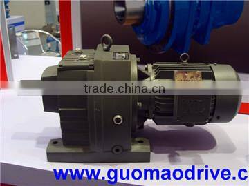 Helical gear reductor motors