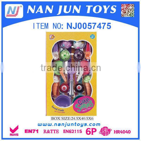 Plastic high quality ice-cream tea set toys for kids