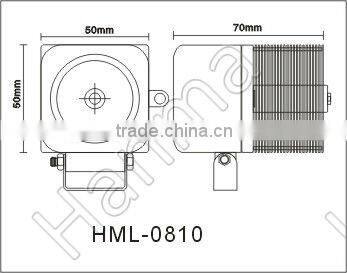 CREE LED 10W LED truck light,tractor,trailer,ATV,Jeep, Suv,boat,mining, adjusted to 20W30W,12V/24V
