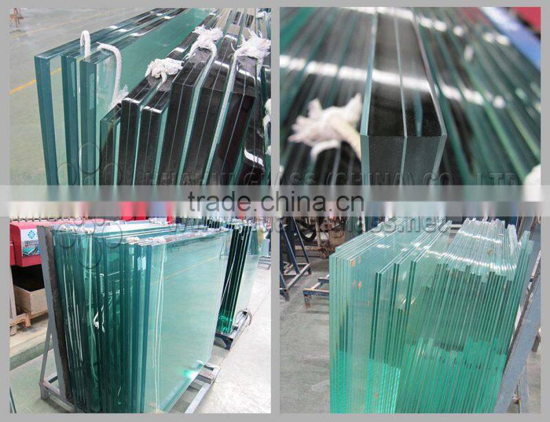 high quality 13.14mm clear laminated glass with AS/NZS 2208,ANSIZ97.1 EN12150