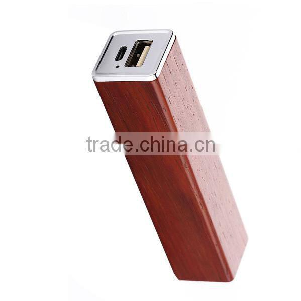 new trending products usb wooden power banks/ 2600mah wooden charger easy carry power banks