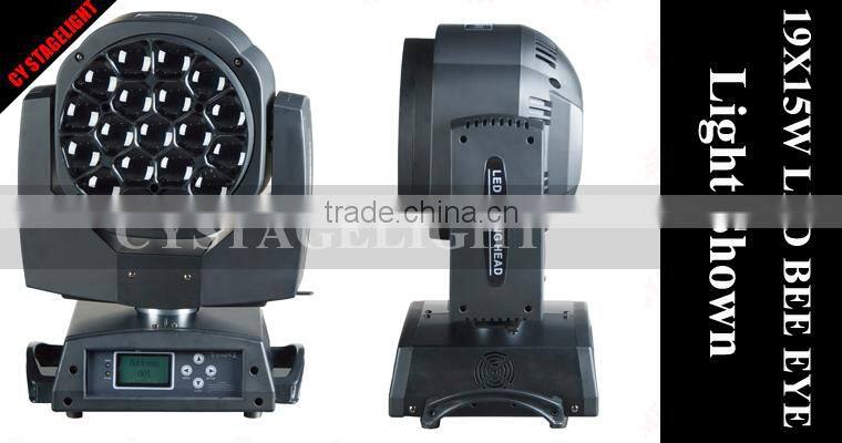 19*15W Bee Eye LED Moving Head Light with Zoom, B-eye moving head,19X15W B - EYE