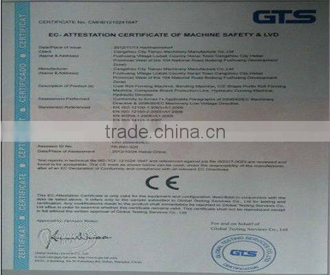 Botou high efficiency 3d panel double hydraulics forming machine