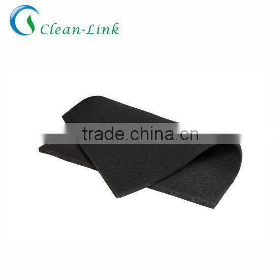 Activated carbon sponge filter mesh / activated foam / activited carbon filter