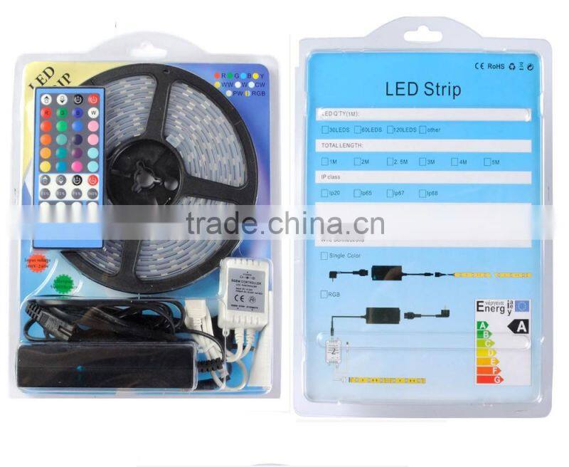 Black PCB LED strip 5050, 12V flexible light 60LED/m,SMD 300LED/5m/roll,White,White warm,Cold White,RGB