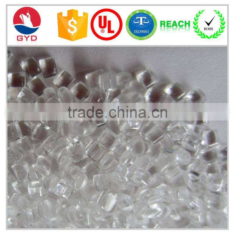 Glass Polycarbonate granules LED lamp cover plastic raw materials prices