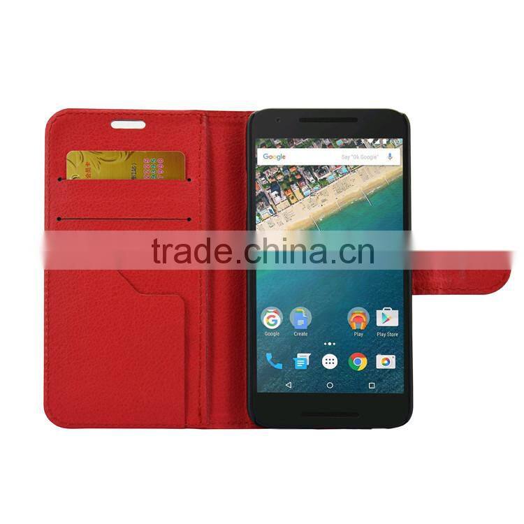 New Design Ultra-Thin Pu Leather Pu Leather Wallet Cases For Nexus 5X Case