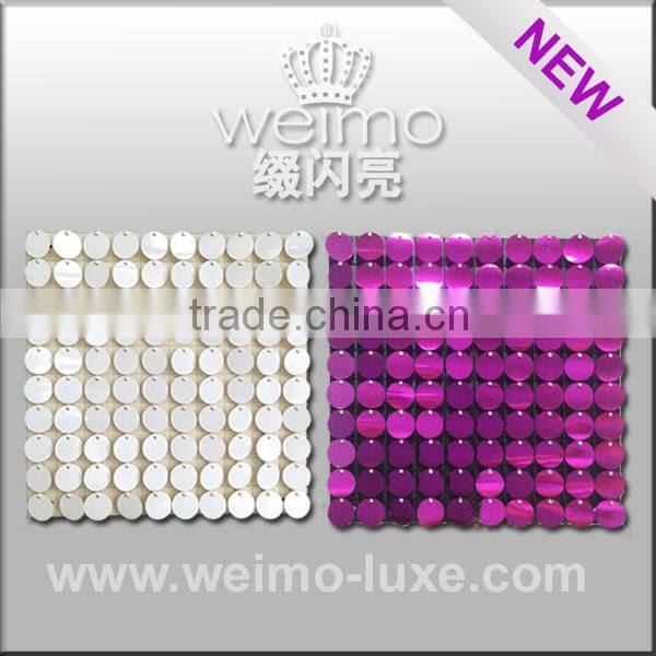 2014 new sparkly decorative pvc wall panel for reflective sheeting