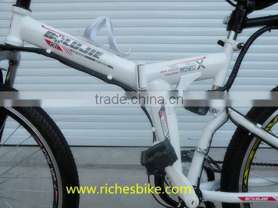 26 inch folding mountain electric bike with rear battery (Model FLD26)