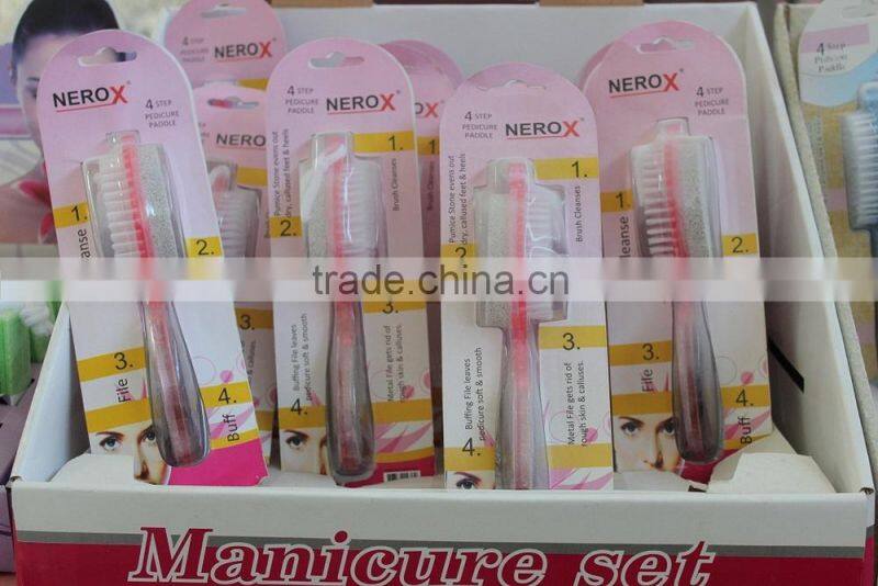 High quality pumice stone with handle pumic brush