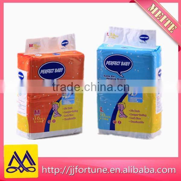 Printed Cartoon Image Disposable Baby Diapers with 3D Leakguard OEM Allowed