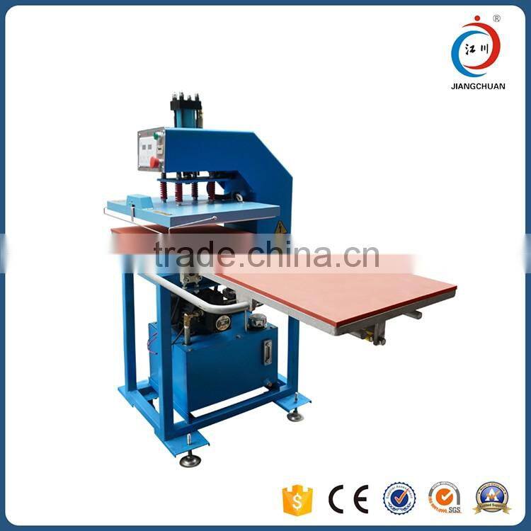 hydraulic leather machine / flatbed shirt heat press machine