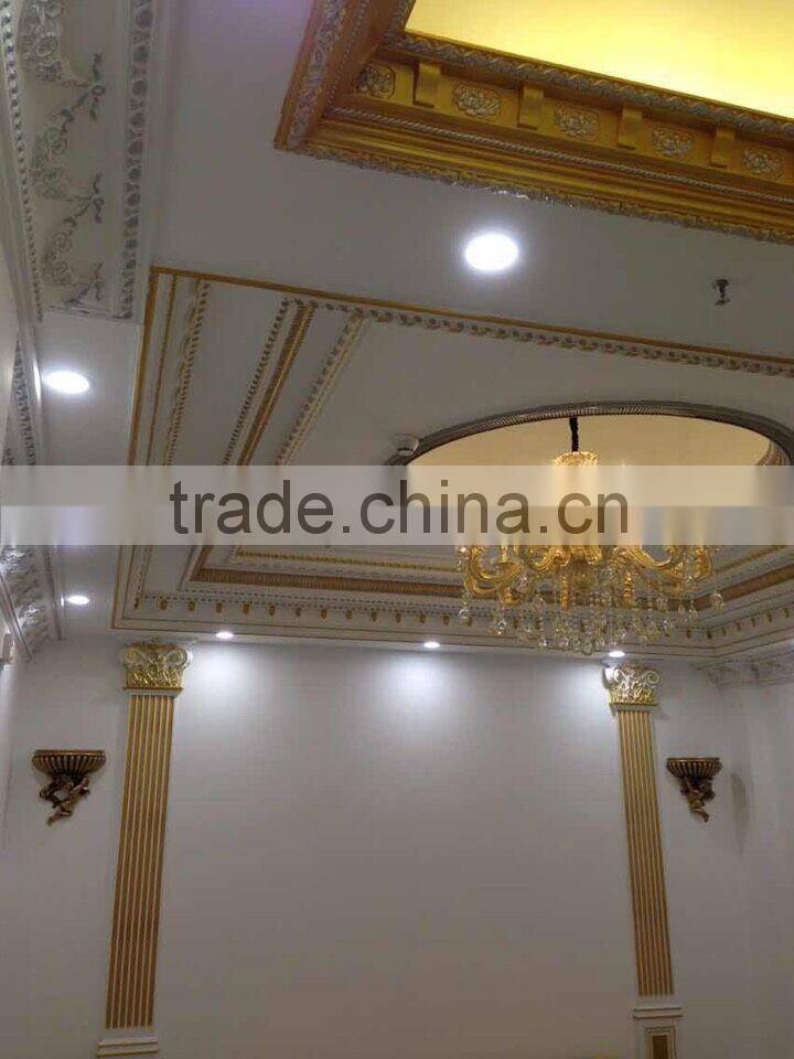 PU moulding for home design / moulding decorative Fireplace/ PU Cornices mouldings / Ceiling Mouldings / PU Carving Chair Rails
