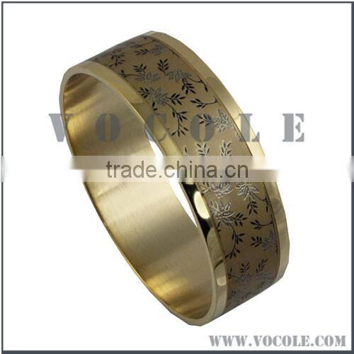 Factory Supply Stainless Steel Enamel Bangle Bracelet
