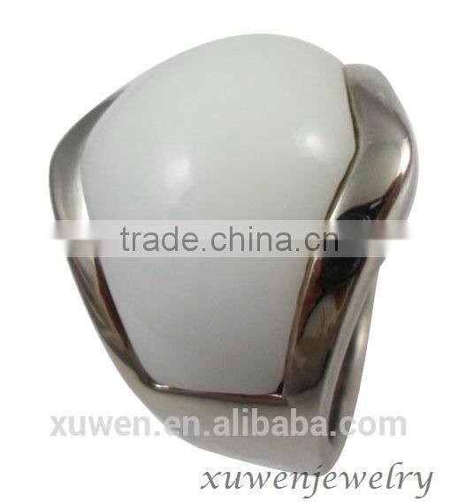 turquoise 316l stainless steel casting design jewelry ring