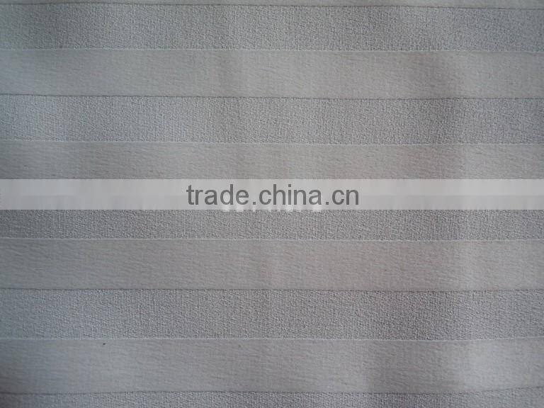 Thick full blackout curtains Flocking Jacquard