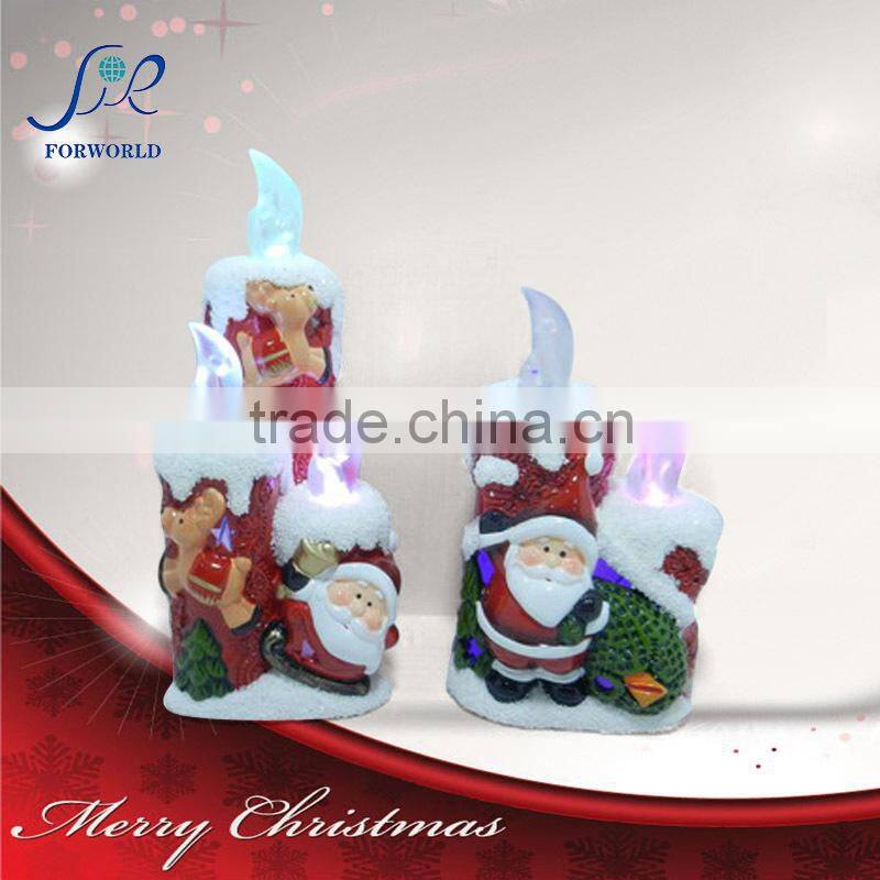 2014 Chrismas Standing Santa claus decoration with tress