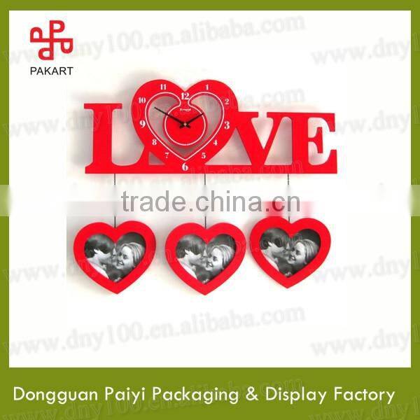 High end durable love wooden photo frame picture frame