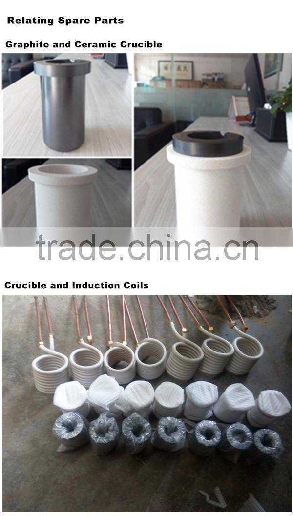 Environmental Electromagnetic Induction 1KG 5KG Gold Silver Melting Furnace (JL-15/25)