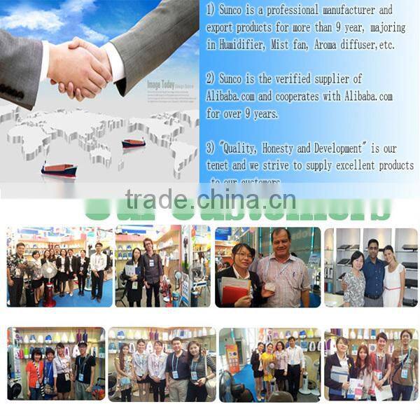 Colorful LED plastic cover cool mist ultrasonic aroma diffuser