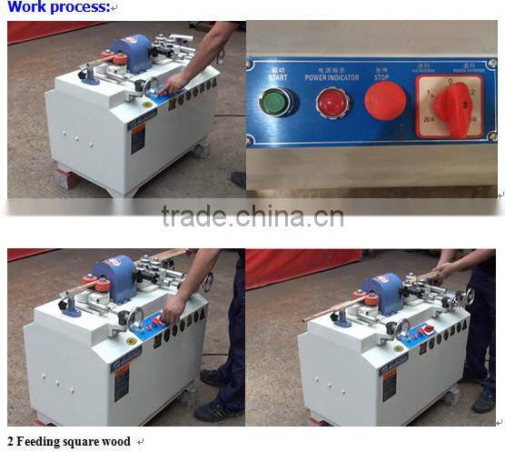wood round pole machine TJ 9080B for diameter 20-80mm