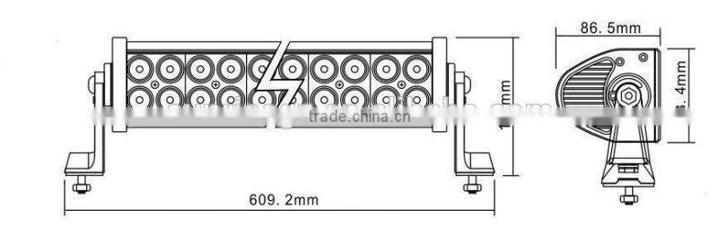 3W each LED,22" Dual Row 120W Cre LED Work Light Bar,LED Mining Bar,for ATV JEEP Offroad Car(SR-WBC3-120A,120W)Spot/Flood/Combo