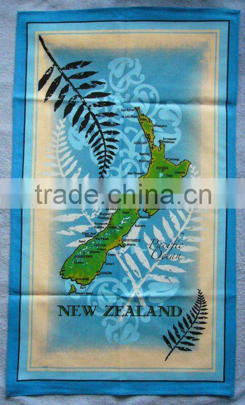 picture printing good fabric kitchen towel/tea towel