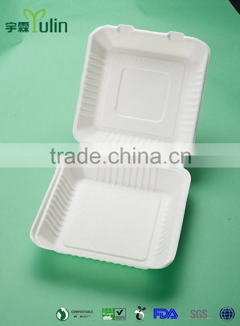 HL-99 9"x9" Japanese Sushi disposable food packaging box