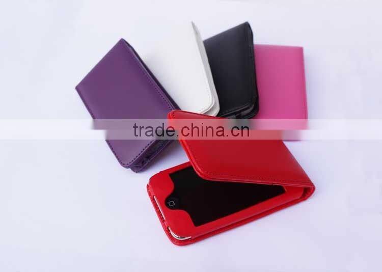 high quality pu leather case for ipod touch 5, classic design leather cases