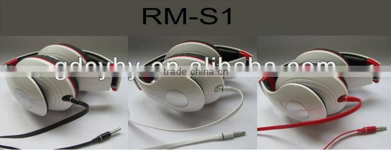 Electronics accessory wholesale 2016 Wired Headphones with High Quality Sound Performance, super bass stereo headphones