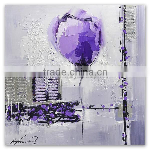 Modern relief of Handmade Flower Oil Painting