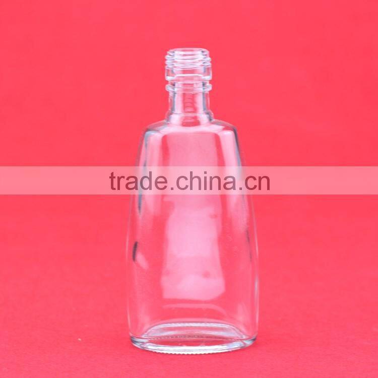 Various capacities 500ml helerogenic bottle spirited bottles the wood shape bottles
