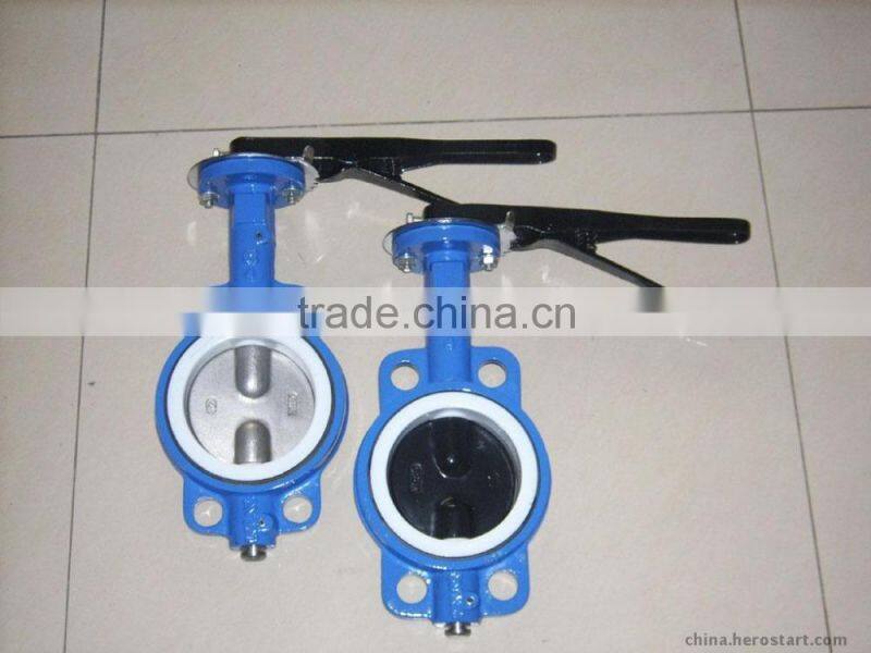 demo butterfly valve with cast iron body