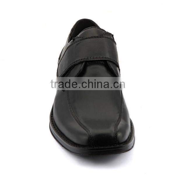 Black Bull Leather PU outsole men's business casual leather shoes flat shoes gentleman microfiber pattern