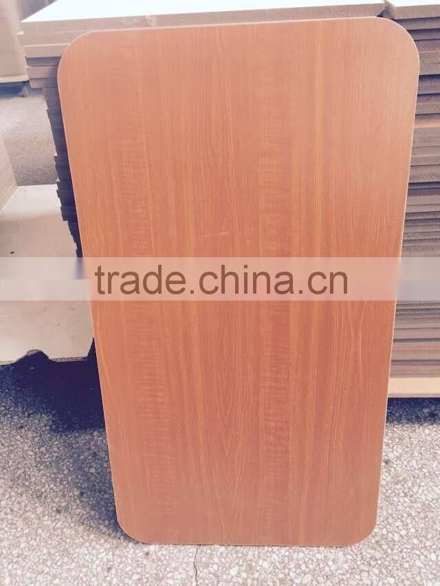 melamine faced mdf with round corner for furniture